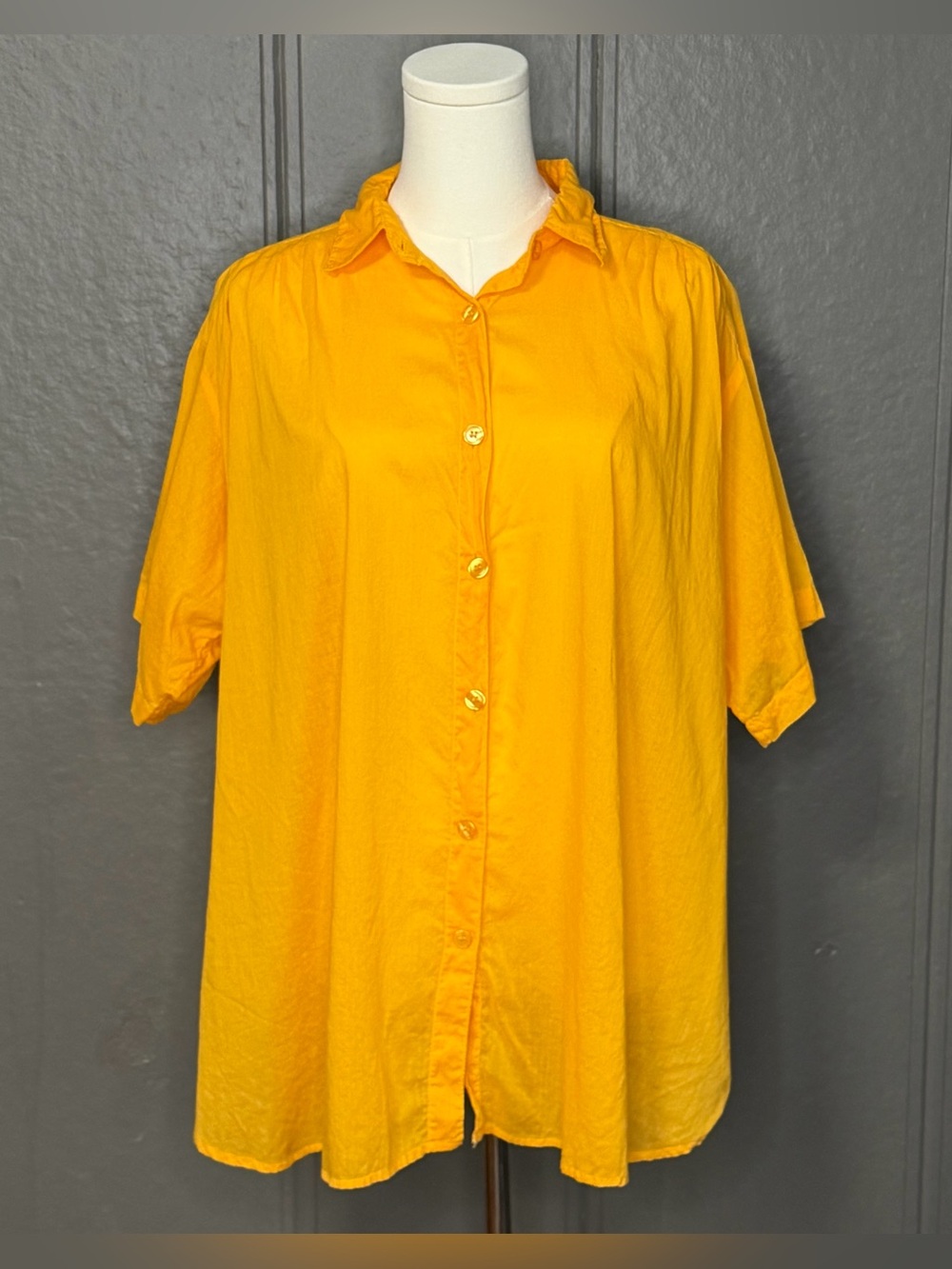 Vintage Boom Bright Yellow Blouse